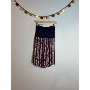 Roxy Y2K strapless patterned casual dress